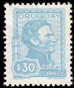 Uruguay 1972 30p blue General Jose Artigas unmounted mint.