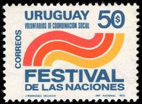 Uruguay 1973 Festival of Nations unmounted mint.