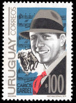 Uruguay 1973 Carlos Gardel unmounted mint.