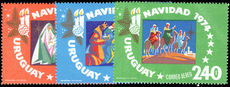 Uruguay 1974 Christmas unmounted mint.