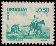 Uruguay 1976 50c Branding Cattle unmounted mint.