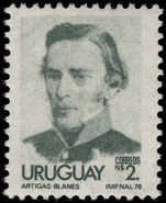 Uruguay 1976 2p green Artigas unmounted mint.