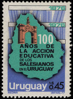 Uruguay 1977 Salesian Education unmounted mint.