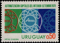 Uruguay 1978 Telephone Automation unmounted mint.