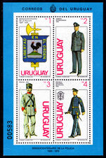 Uruguay 1980 150th Anniversary of Police Force unmounted mint.