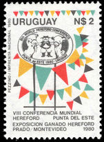 Uruguay 1980 Hereford Congress unmounted mint.