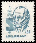 Uruguay 1980 50p blue Artigas unmounted mint.