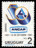 Uruguay 1981 Combustible Fuels unmounted mint.