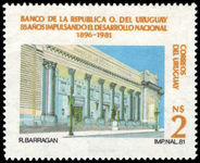 Uruguay 1981 Bank of Uruguay unmounted mint.