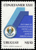 Uruguay 1982 Air force Commanders Conference unmounted mint.