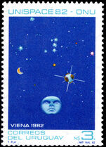 Uruguay 1982 Peaceful Uses of Outer Space Conference unmounted mint.