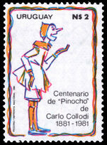 Uruguay 1982 Centenary of Publication of Carlo Collodi's Pinocchio unmounted mint.