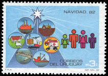 Uruguay 1982 Christmas unmounted mint.