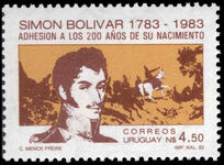 Uruguay 1984 Birth Bicentenary (1983) of Simon Bolivar unmounted mint.