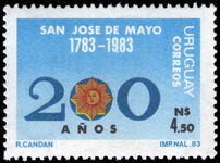 Uruguay 1984 Bicentenary (1983) of San Jose de Mayo unmounted mint.