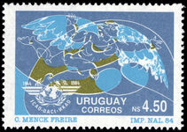 Uruguay 1985 40th Anniversary of ICAO unmounted mint.