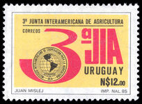Uruguay 1986 Third Inter-American Agriculture Co-operation Institute Meeting unmounted mint.