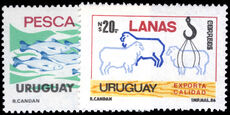 Uruguay 1986 Quality Exports unmounted mint.