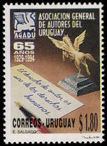 Uruguay 1994 Uruguayan Writers unmounted mint.