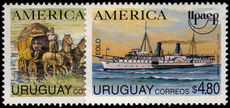 Uruguay 1994 Postal Transport unmounted mint.