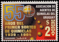Uruguay 1994 Lottery unmounted mint.