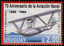 Uruguay 1995 Naval Aviation unmounted mint.