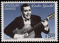 Uruguay 1995 Carlos Gardel unmounted mint.