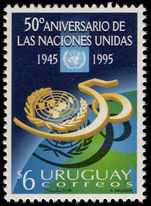 Uruguay 1995 United Nations unmounted mint.