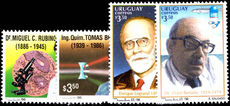 Uruguay 1996 Scientists 3p50 set unmounted mint.