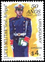Uruguay 1997 Artigas Military Academy unmounted mint.