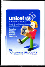 Uruguay 1997 UNICEF unmounted mint.