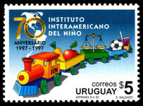 Uruguay 1997 Inter-American Institute for the Child unmounted mint.