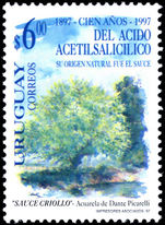 Uruguay 1997 Aspirin unmounted mint.