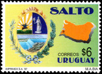 Uruguay 1997 Salto unmounted mint.