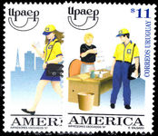 Uruguay 1997 America. Postal Delivery unmounted mint.