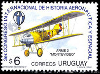 Uruguay 1997 Aeronautical and Space Congress unmounted mint.
