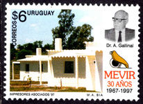 Uruguay 1997 Insanitary Rural Housing unmounted mint.