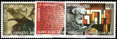 Uruguay 1999 Anniversaries unmounted mint.