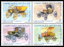Uruguay 1999 Carriages unmounted mint.