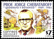 Uruguay 1999 90th Birth Anniversary of Jorge Chebataroff unmounted mint.