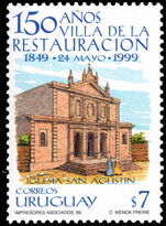 Uruguay 1999 150th Anniversary of Villa de la Restauracion unmounted mint.