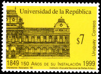 Uruguay 1999 150th Anniversary of University of the Republic unmounted mint.