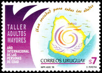 Uruguay 1999 International Year of the Elderly (1st issue) unmounted mint.