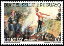Uruguay 1999 Stamp Day unmounted mint.