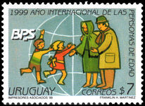 Uruguay 1999 International Year of the Elderly (2nd issue) unmounted mint.