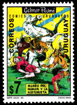 Uruguay 1999 75th Birth Anniversary of Celmar Poume unmounted mint.