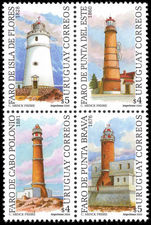Uruguay 2000 Lighthouses unmounted mint.