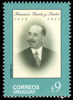 Uruguay 2000 Francisco Garcia y Santos unmounted mint.