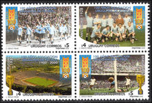 Uruguay 2000 Uruguayan Football Association unmounted mint.