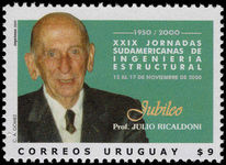 Uruguay 2000 Structural Engineering unmounted mint.